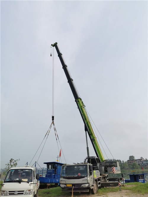 锦州市桥梁建设吊装案例